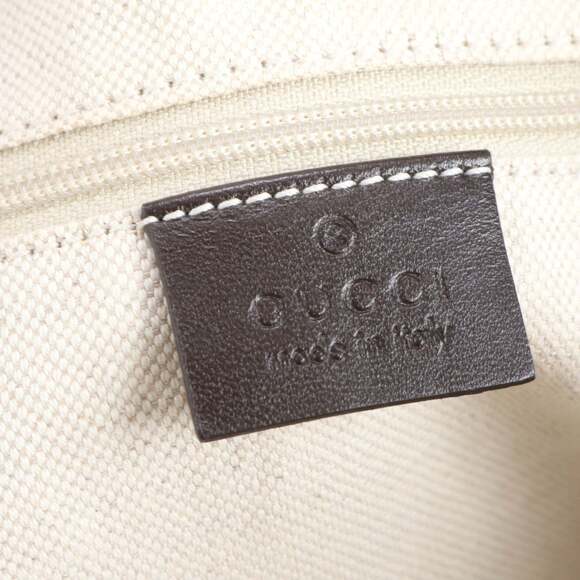 GUCCI Brown Leather Shoulder Bag - Picture 9 of 10